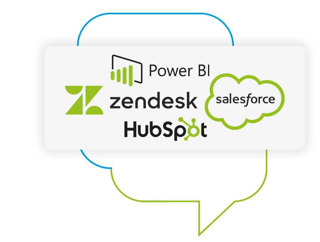 Plugins für Salesforce, Zendesk und Freshdesk