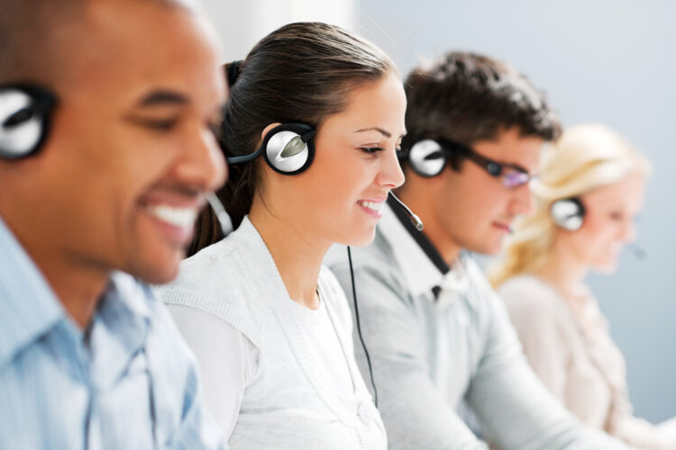 Agenten im Callcenter