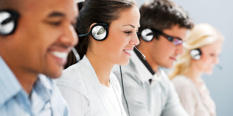 Agenten im Callcenter